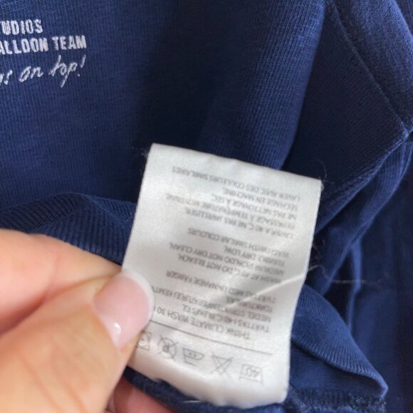 Acne Studios Vintage Mens Sweatshirt Size XS Blue Hot Air Balloon Pure Cotton - Picture 7 of 9